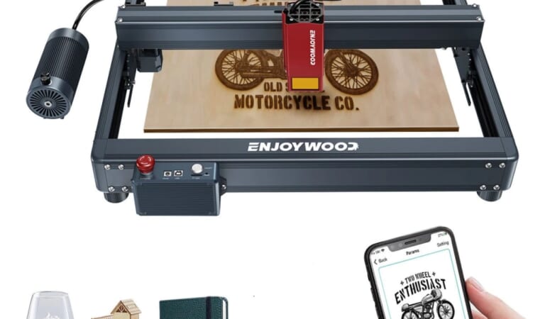 Enjoywood E20 20W Laser Engraver for $390 + free shipping