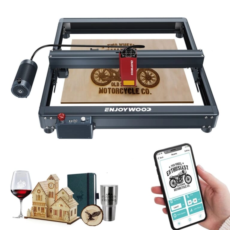 Enjoywood E20 20W Laser Engraver for $390 + free shipping