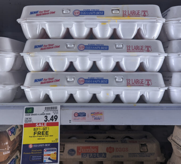 Eggland’s Best Eggs As Low As $1.20 At Kroger