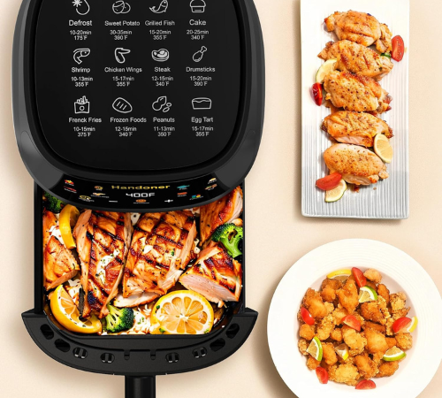 Embrace the future of home cooking with this versatile and efficient Air Fryer Oven, 6.5-Qt for just $58.90 After Code (Reg. $106.99) + Free Shipping – Prime Exclusive Deal!