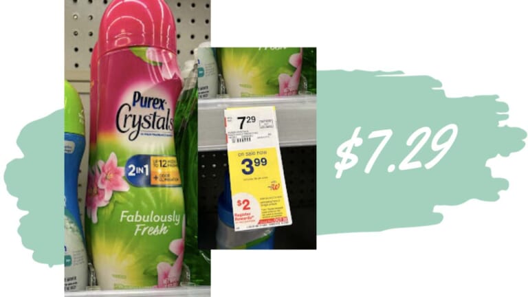 $1.74 Purex Crystals In-Wash Fragrance Boosters (reg. $7.29)