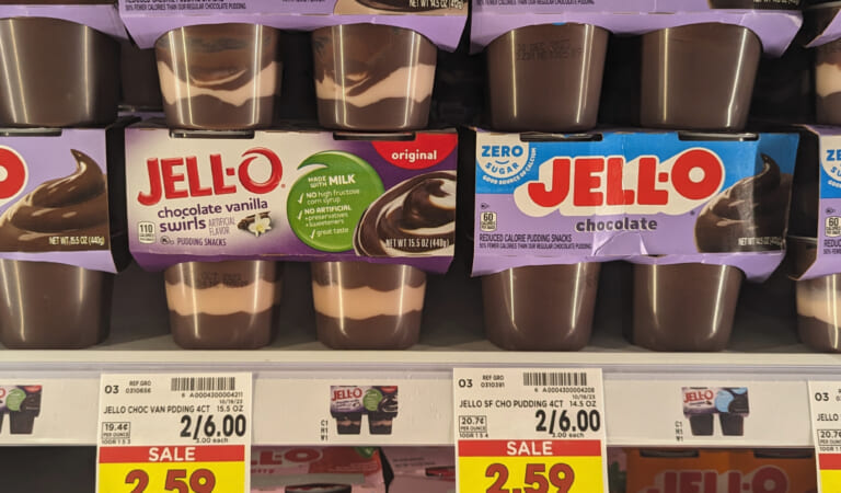 Jell-O Gelatin Or Pudding 4-Packs Just $1.49 At Kroger