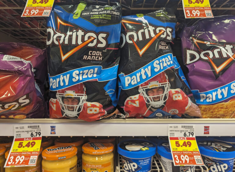 Doritos or Ruffles Party Size Chips Just $3.49 At Kroger (Regular Price $6.79)