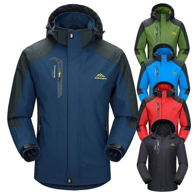 Men's Waterproof Windbreaker for $17 + $10 s&h