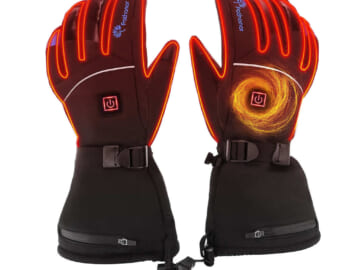 Electric Heating Gloves for $24 + free shipping