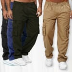 Men's Cargo Pants for $9 + $5 s&h