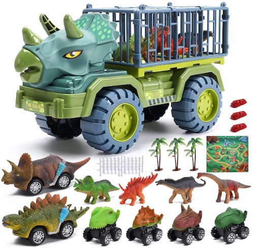 Dinosaur Truck and Play Mat Set