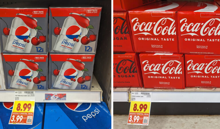 Get Pepsi, Coca-Cola or 7Up 12-Packs For Just $3.99 At Kroger