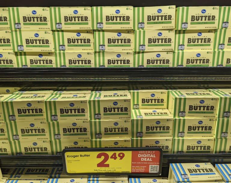 Kroger Butter Just $2.49 At Kroger