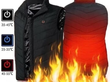 Heated Electric Vest for $12 + $10 shipping