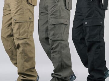 Men's Cargo Pants for $13 + $9 shipping