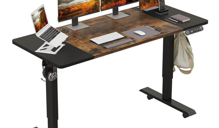 Deskohilo 55" x 24" Electric Standing Desk for $179 + free shipping