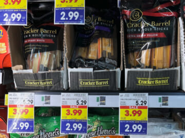 Cracker Barrel Cheese Sticks As Low As $2.24 At Kroger (Regular Price $5.29)