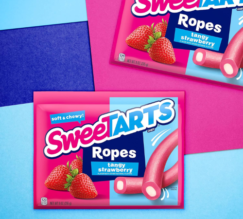 SweeTARTS Tangy Strawberry Ropes Candy, 9 Oz as low as $1.83 when you buy 4 (Reg. $4.17) + Free Shipping – LOWEST PRICE