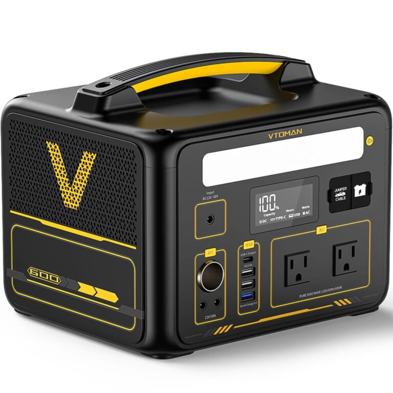 Vtoman 640Wh Portable Power Station for $310 + free shipping