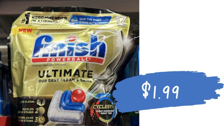 $1.99 Finish Ultimate Detergent Tabs at Kroger