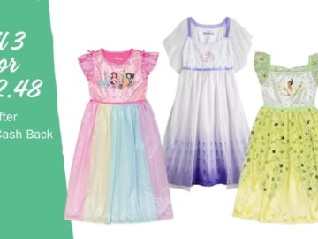 Disney Nightgowns $17.49 + $10 Kohl’s Cash Back