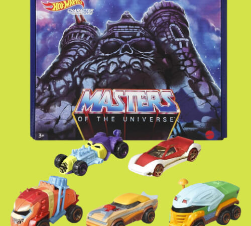 Hot Wheels Masters of the Universe Character Vehicles, 5-Pack $9.58 (Reg. $12) – $1.92 per toy car