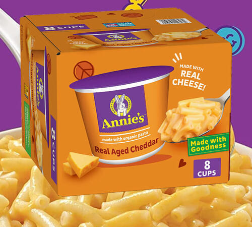 Annie’s 8-Count Real Aged Cheddar Microwave Mac & Cheese as low as $7.84 After Coupon (Reg. $10.49) – 98¢/2.01 OZ Cup + Free Shipping – with Organic Pasta