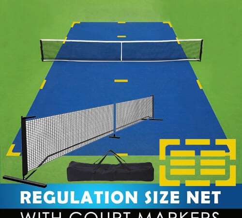 Pickleball Net USAPA 22-Ft Regulation Full Size $47.43 After Code (Reg. $95) + Free Shipping, w/ Court Marking Kit & Carrying Bag