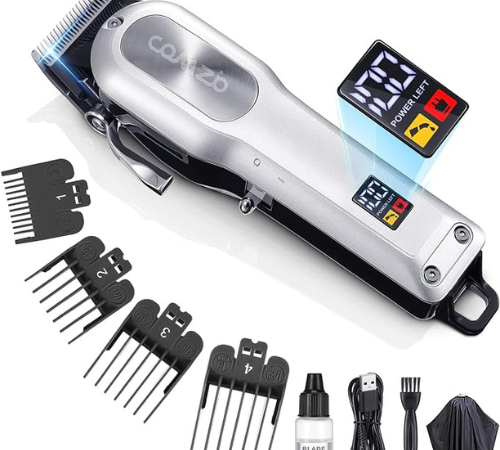 Enjoy the professional-quality haircuts with this Cordless Professional Hair Clippers for just $17.59 After Code + Coupon (Reg. $57.99) + Free Shipping