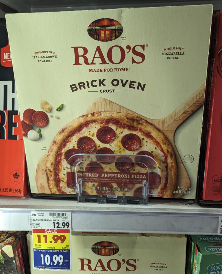 Grab Rao’s Brick Oven Pizza For As Low As $9.49 At Kroger (Regular Price $12.99)