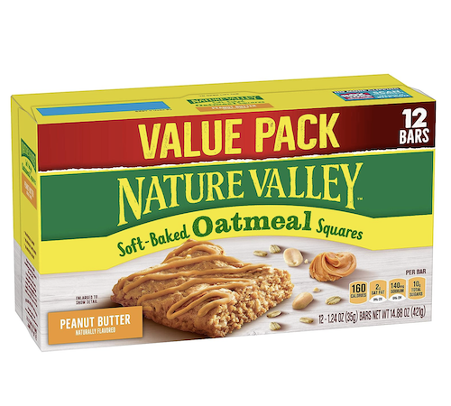 Nature Valley Soft-Baked Oatmeal Squares Peanut Butter 12-Count only $4.73 shipped!