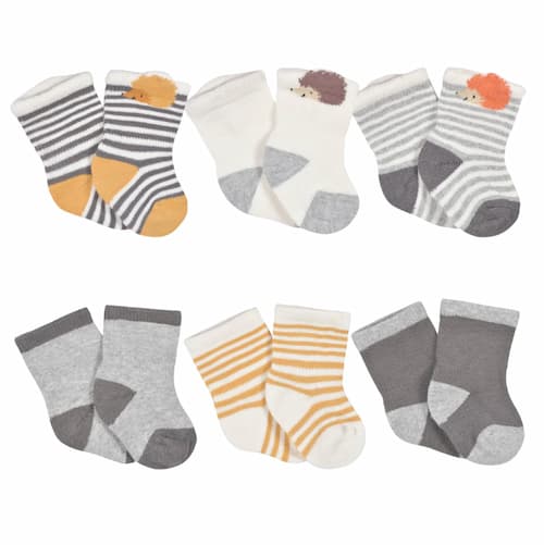 Gerber Wiggle Proof Socks 6-Pack