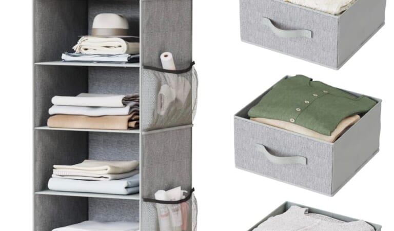 Pipishell Hanging 6-Shelf Closet Organizer only $14.99!