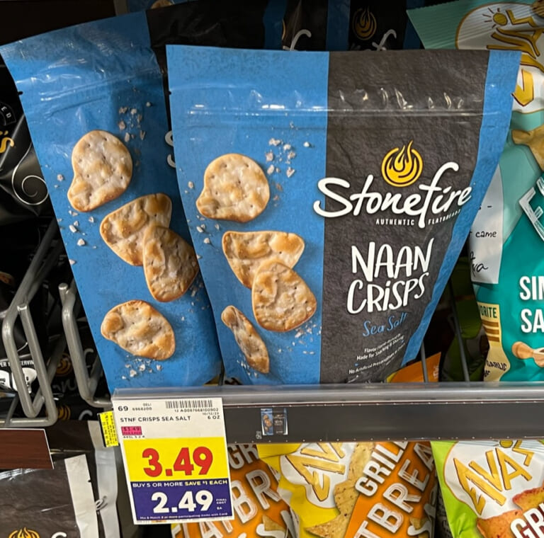 Grab Stonefire Naan Crisps For As Low As $1.49 At Kroger