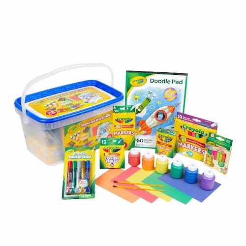 Crayola 115pc Kids' Super Art & Craft Kit