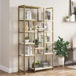 6-Tier Etagere Metal Frame Bookcase for $105 + free shipping