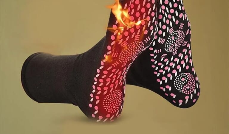 Tourmaline Acupressure Self-Heating Shaping Socks for $9 for 3 + free shipping