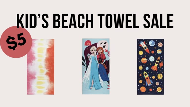 $5 Kid’s Beach Towels @ Kohl’s