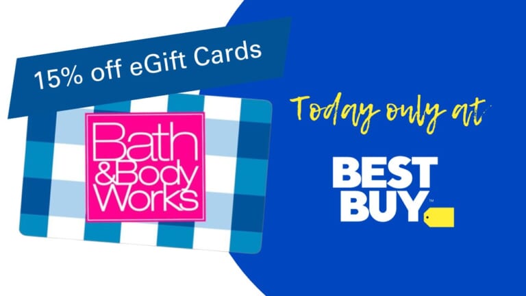 Bath & Body Works Gift Cards 15% off at Best Buy