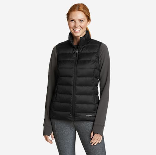 Eddie Bauer Women's CirrusLite Down Vest in Black
