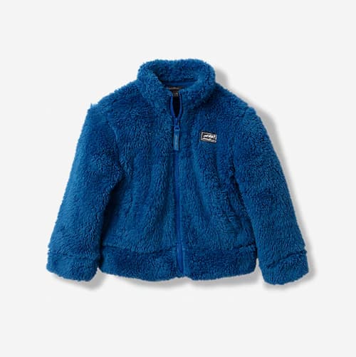 Eddie Bauer Toddler Quest Fleece Plush Jacket in Nautical Blue