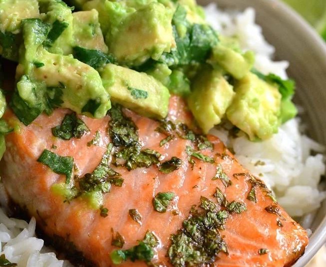 salmon rice