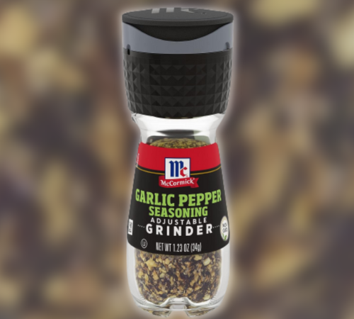 McCormick Garlic Pepper Seasoning Grinder, 1.23 Oz as low as $1.02 Shipped Free (Reg. $2.20)