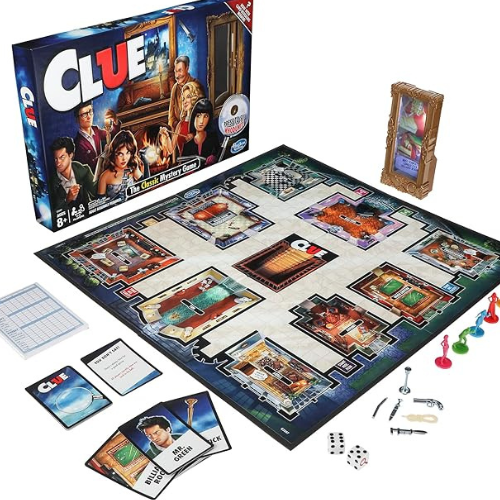 Hasbro Gaming Clue Classic Mystery Board Game with Card Revealing Mirror $12.99 (Reg. $21.99)