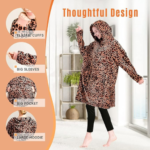 Oversized Warm Wearable Blanket Hoodie $17.99 After Coupon + Code (Reg. $40)