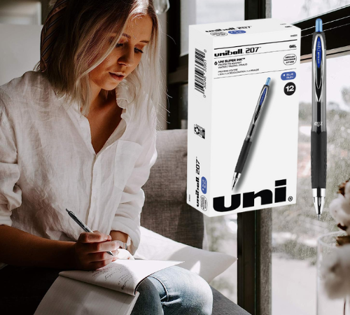 Uniball 12-Pack Signo Medium Blue Gel Pen $6.68 (Reg. $27.49) – 56¢/Pen