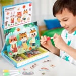 Animal Magnetic Sticker Book Board, 120 Piece Set $13.49 Shipped (Reg. $15)