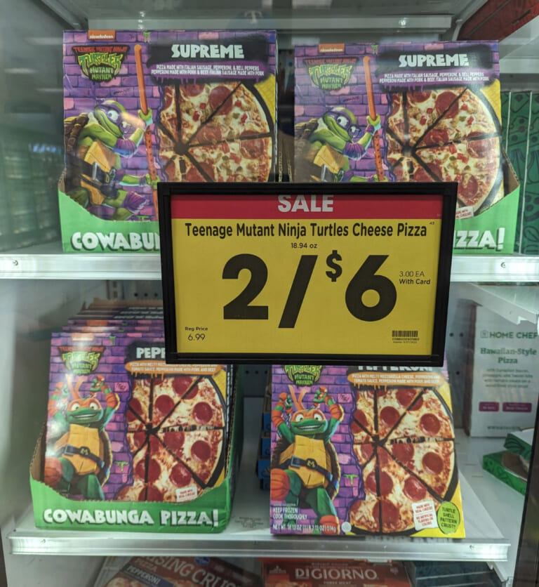 Teenage Mutant Ninja Turtles Pizzas Just $1.50 At Kroger