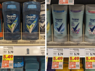 Degree Advanced Deodorant Just $3.49 At Kroger (Regular Price $5.49)