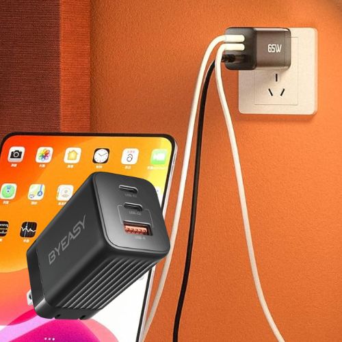 65W 3-Port GaN USB C Charger $16.99 After Code (Reg. $33.98) – Black or White