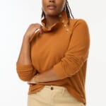 J.Crew Factory Wide button-collar pullover sweatshirt