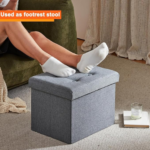 Folding Cube Storage Ottoman $10.79 After Coupon + Code (Reg. $40)