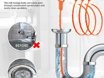 Drain Clog Removers as low as $2.45 After Coupon + Code (Reg. $7+) + Free Shipping