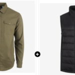 Eddie Bauer Men's Shirt w/ Spyder Men's Puffer Vest for $50 + free shipping